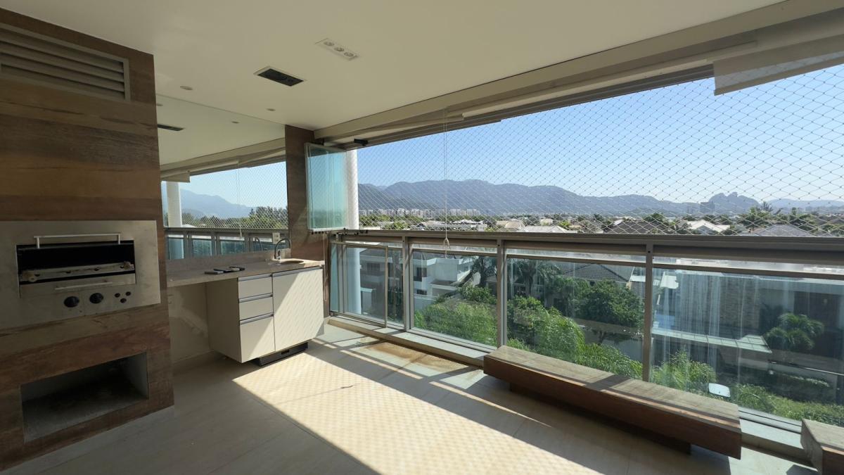 Apartamento de luxo com 4 quartos, 233m², para locação em Rio de Janeiro, Barra da Tijuca