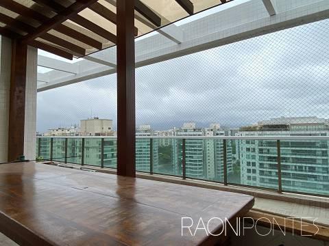  - Cobertura para alugar em Rio de Janeiro, Barra da Tijuca, com 5 quartos, 286m²