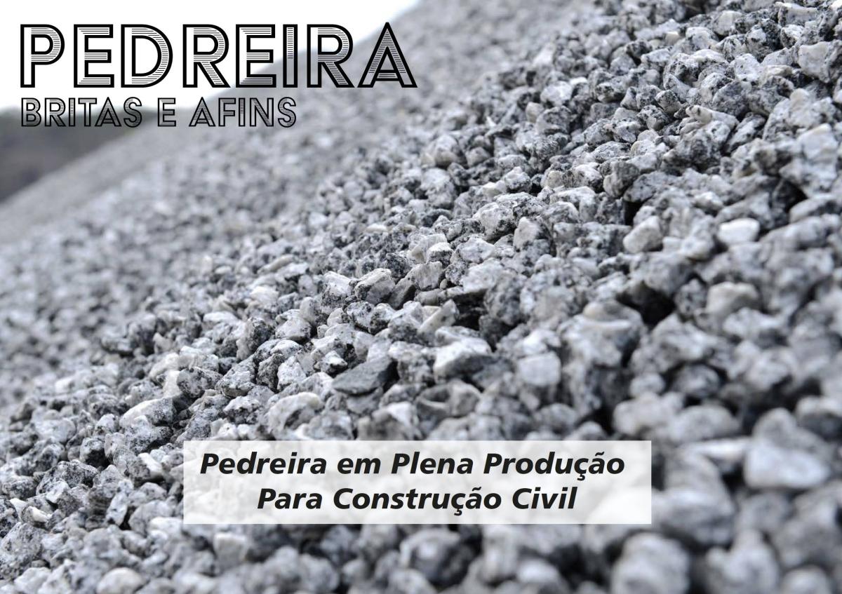 Venda de Pedreira em Plena Produção de Agregados para Construção Civil - Britas e afins